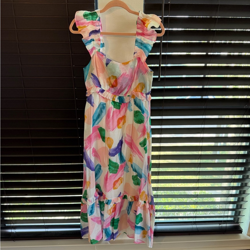 Blu Pepper Multicolor Maxi Dress